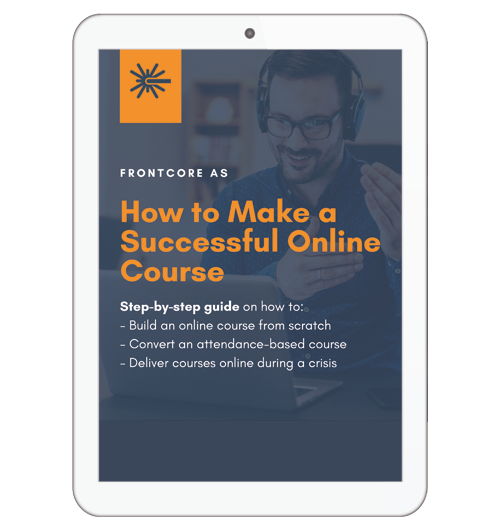 Hot to make an online course_guide_Ipad